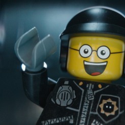 LG-T3-0176 Film Name: THE LEGO¬Æ MOVIE Copyright: (C) 2014 WARNER BROS. ENTERTAINMENT INC. Photo Credit: Courtesy of Warner Bros. Pictures Caption: LEGO¬Æ minifigure Bad Cop/Good Cop (voiced by LIAM NEESON) in the 3D computer animated adventure "The LEGO¬Æ Movie," from Warner Bros. Pictures, Village Roadshow Pictures and Lego System A/S. A Warner Bros. Pictures release.